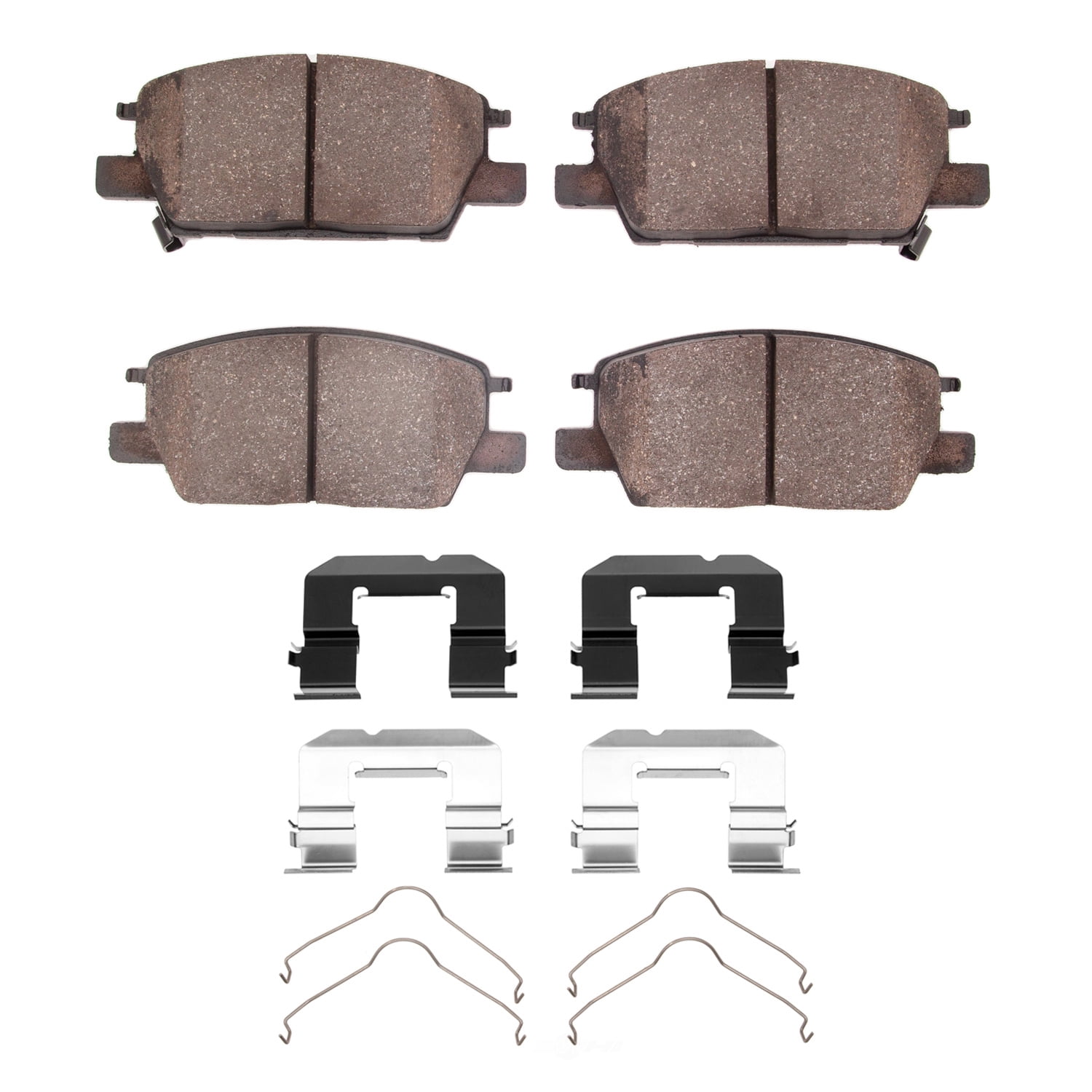 Dynamic Friction Company 1551-1913-01 DFC 5000 Advanced Brake Pads - Ceramic and Hardware Kit - OE