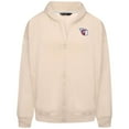 thumbnail image 2 of Men's Levelwear Khaki Cleveland Guardians Uphill Primary Full-Zip Hoodie, 2 of 3