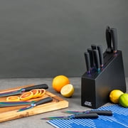 Thyme & Table 13-Piece Knife Block Set, Rainbow Blades