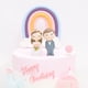 thumbnail image 4 of Guardurnaity Boda novia novio estatuilla resina ceremonia romántica parejas matrimonio Toppers hogar escritorio decoración ornamento regalos Ropa, zapatos y accesorios Miscelánea, 4 of 6