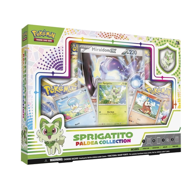 Pokémon TCG Colección de pines Paldea Sprigatito