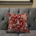 thumbnail image 5 of Wu Zetian Indoor/Outdoor Pillow in Red Gray Blue 28x28, 5 of 5