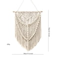 thumbnail image 4 of Wosthever Tapiz moderno diseño Simple adorno colgante en la pared cuerda de algodón macramé Tas Decoración del hogar, 4 of 6