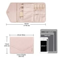 thumbnail image 4 of Bolsa organizadora de joyas BAGSMART Travel Roll, color rosa suave, 4 of 8