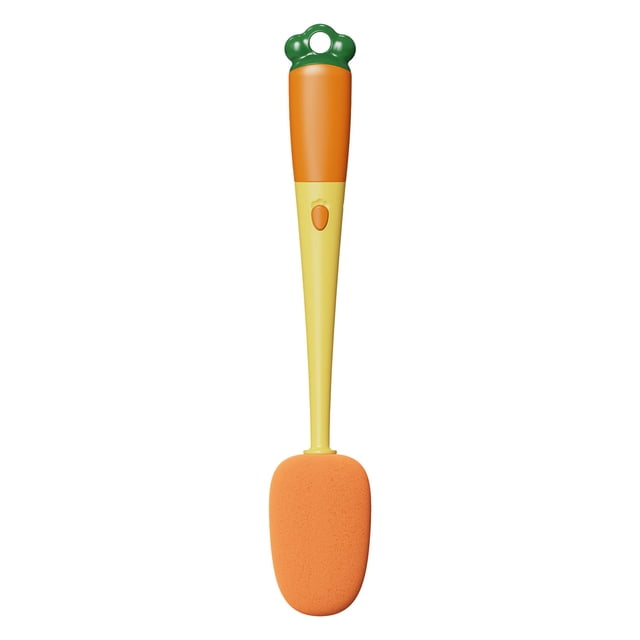 Multifunctional Bottle Brush Removable Long Handle Sponge Cleaning Brush With Brush Head And Soft Rubber Brush Head For Cleaning Baby Bottle Tableware