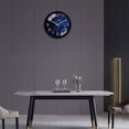 thumbnail image 3 of Reloj de pared con decoración de lujo ligero, reloj Digital for sala de estar, colgante de pared for el hogar, reloj silencioso moderno y moderno, 3 of 4