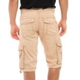thumbnail image 6 of Notus Men's 100% Cotton Twill Cargo Shorts - Six Pockets, Comfortable & Durable Summer Wear Khaki 30, 6 of 7