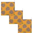 thumbnail image 7 of SKYSONIC 5 PCS Halloween Leopard Pumpkin Baby Muslin Washcloths, Face Towel Burp Cloths Ultrasoft Absorbent Cotton Bath Wipes Towels for Newborn Boys Girls, 7 of 7
