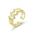 thumbnail image 5 of Up to 65% Off Gift My Daughter Ring Double Wave Ring, 1PC Adjusted Wave Ring Minimalist Ring Gift For Her (Include Cards And Box) Necklace Rings Earring Jewelry on Clearance, 5 of 5