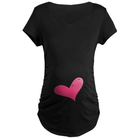 

CafePress - Heart Maternity Dark T Shirt - Maternity Dark T-Shirt