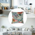 thumbnail image 5 of PIKWEEK  Butterfly Farmhouse Throw Pillow Covers, Wild Butterflies Set of 2 Cushion Case Pillow Cover for Bed  Couch Square Throw Pillowcases for Men Women Multiple specifications&nbsp; White, 5 of 7