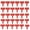 Red, variant on Fence Faux Lime 30-Pack Garden Outdoor Yard Border Protective Edging For Flower Beds Pathways Patio Animal Barrier Grey