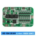 thumbnail image 3 of 6S 15A Li- Lithium Battery BMS 18650 Battery Screwdriver Charr Protect Board 21.6V 25.2V Cell Protect Circuit A20 ,Long Lasting, 3 of 6
