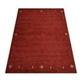 thumbnail image 3 of Rugsotic Carpets Handmade Rugs Hand Knotted Loom Rectangle 3'x5' Red Wool for Indoor Use, 3 of 5