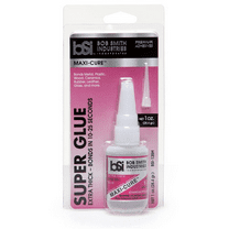 Bob Smith Industries BSI-135H Maxi-Cure Extra Thick Super Glue, 1 oz., Clear