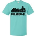 thumbnail image 3 of Inktastic Orlando Skyline with Grunge T-Shirt, 3 of 5