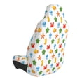 thumbnail image 2 of Wukai Undersea Animals Full Set Car Seat Covers with Soft Padding Universal Auto Front Seats Protector and Cushion Mat, 2 of 5