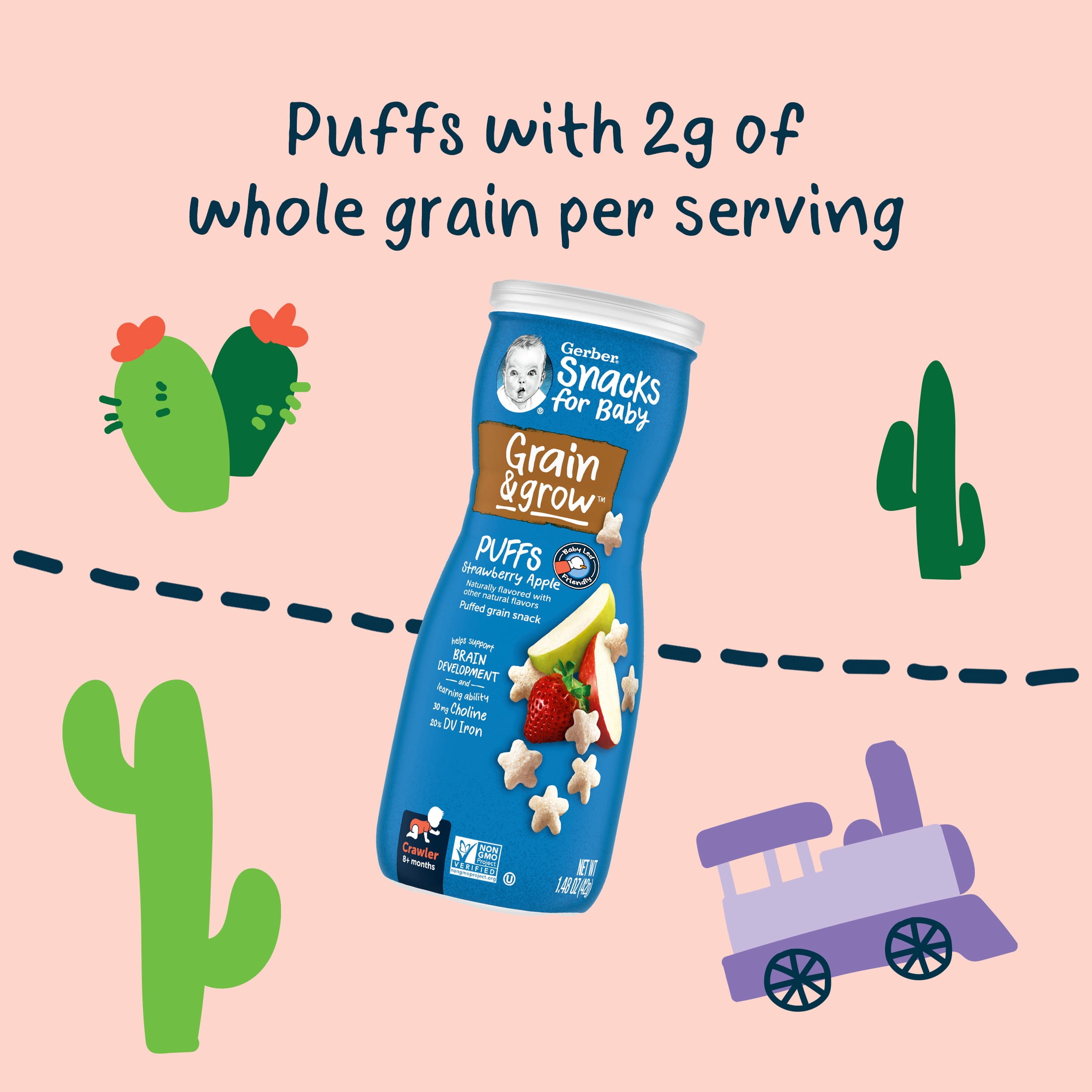 Gerber Flavor Ranger Stage 3 Baby Snacks & Teethers, Baby Food Variety Pack, Pack of 11