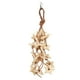 thumbnail image 1 of Juguete de estrella de madera para pájaros, resistente a mordeduras, loro, estrella de madera, juguete para masticar para periquitos, periquitos, cacatúas, Agapornis, Color madera, 1 of 5