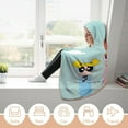 thumbnail image 6 of The Powerpuff Girls Wearable Blanket Cloak Arctic Velvet Hooded Blanket Soft Fuzzy Hoodie Blanket Cape for Adults Kids 40"x50", 6 of 8