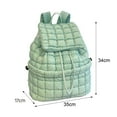 thumbnail image 6 of Callipe 18L Quilted Backpack for Women Puffer Hiker Pack Top Flap Drawstring Backpack Padding Travel Cloud Gym Bag, 6 of 8
