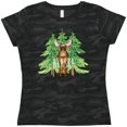 thumbnail image 3 of Inktastic Alaska Moose and Trees Women's T-Shirt, 3 of 5