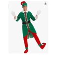 thumbnail image 1 of Ropa navideña para hombres adultos disfraz de Papá Noel actuación navideña actuación navideña, 1 of 1