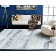 thumbnail image 3 of SAFAVIEH Amelia Manuel Geometric Area Rug, Gray/Light Blue, 3' x 5', 3 of 11