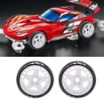 thumbnail image 3 of RC Rally Tires, 4PCS 17mm Rugged Plastic 1/8 RC Car Wheel Tyres, Suitable for Various Driving Conditions, 3 of 7
