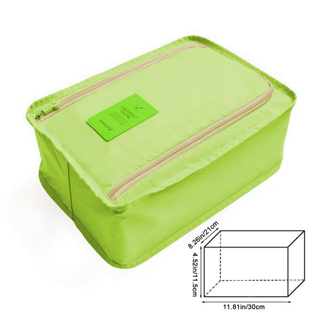 fheaev Boîte de Rangement Portable de Voyage Multifonctionnelle Boîte de Transport Chaussures Coréennes Sac de Rangement pour Chaussures Pliable Organisateur de Chaussures à Main