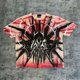 thumbnail image 2 of Y2k New Devil Skull Impreso Desgastado Manga Corta Hombres Y2k Street American Casual Algodón Cuello Redondo Camiseta Oversize Mujeres, 2 of 3