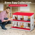 thumbnail image 1 of Kojooin Chicken Nesting Box with Large Vented Holes, Metal Egg Laying Box with Compartments for Easy Egg Collection, 1 of 7