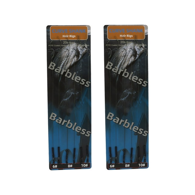 Aparejo de pelo de carpa, paquete de 2 aparejos de pelo de carpa Kit de aparejos de pelo de carpa aparejo de pelo de pesca valor excepcional
