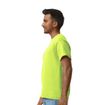 thumbnail image 4 of Gildan Men’s Safety Short Sleeve T-Shirt, Ultra Cotton, Hi Visibility Workwear, Safety Green, 3XL, 4 of 5