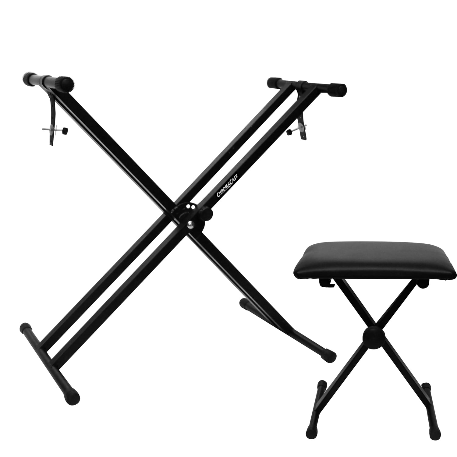 Stellar Labs 555-13815 Portable Keyboard Stand with Adjustable Height 