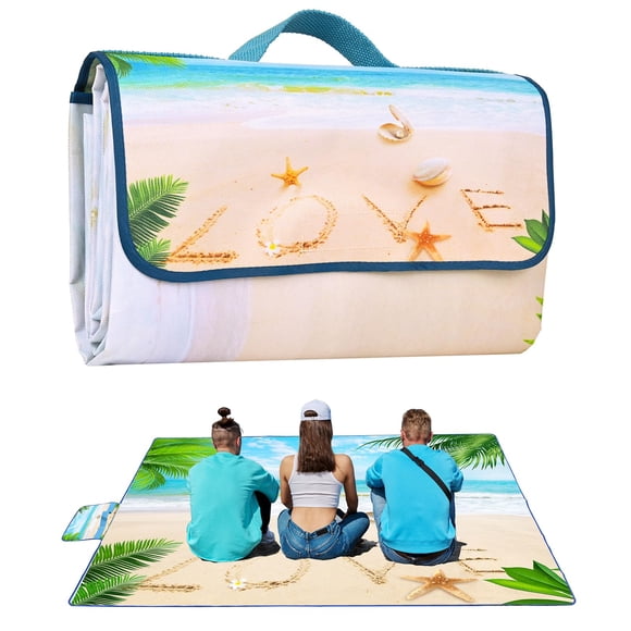 Manta de pícnic DanCoom, 150 x 200 cm, plegable, impermeable