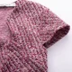 thumbnail image 3 of Vestido Tubo De Tweed Con Mangas Cortas Y Envuelto En Las, 3 of 6