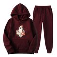 thumbnail image 1 of Puntoco, moda para mujer, abrigo informal deportivo con estampado, pantalones largos, suéter con capucha, tops, conjunto de pantalones, conjunto con capucha de manga larga, liquidación Puntoco Puntoco-2033, 1 of 2