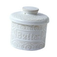 thumbnail image 4 of Lipstore Butter Crock for Bread and Toast Home Decor Container for Cafe Hotel Kitchen white, 4 of 8