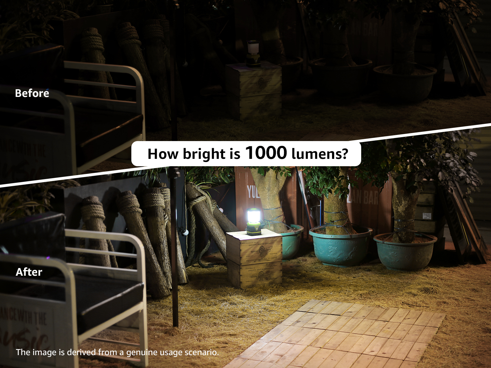 Lepro Camping Lantern, 1000 Lumen Dimmable photo 3