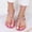 Hot Pink, variant on Sandals for Women Flat Clip Toe Spring Summer Fashion Shoes White Size 8