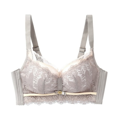 

Borniu Wirefree Bras for Women Plus Size Lace Bra Wirefreee Extra-Elastic Bra Active Yoga Sports Bras 34B-40B Summer Savings Clearance