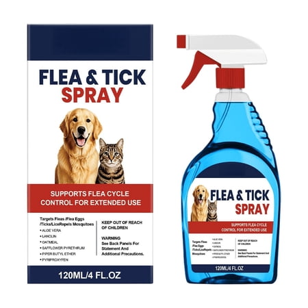 Flea and Tick Spray for Dogs and Cats 4 FL.… product image