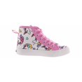thumbnail image 3 of Lamo Millie Unicorn Girls' Hi-Top Sneaker White, 3 of 7