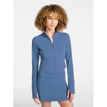 Avia Women's SoftSculpt Cropped Jacket, Sizes XS-XXXL