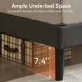 thumbnail image 5 of Sailvan Queen Bed Frame with Upholstered Headboard,Platform Bed Frame Queen Size ,  Button Tufted Headboard, No Box Spring Required,Noise Free, 1000 lbs Capacity, 5 of 11