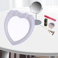 thumbnail image 4 of Espejo de maquillaje Yinane Espejo cosmético multifunción para mujeres y niñas Soporte Espejo colgante blanco Espejo vestidor, 4 of 8