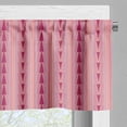 thumbnail image 3 of Ambesonne Abstract Window Valance, Pinkish Triangles, 54" X 18", Multicolor, 3 of 5