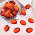 thumbnail image 4 of 30 Pcs 40x30mm Extral Large Oval Acrylic Rhinestone Gems Acrylic Jewels Embelishments Crystals Flat Back Red Jewels Embelishments Crystal Gems for Costume Making Cosplay Jewels Crafts, 4 of 7