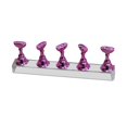 thumbnail image 3 of HILABEE Acrylic Nail Practice Stand Practice Display Stand for Finger Display Makeup Electroplating Pink, 3 of 7